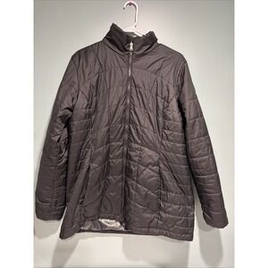 Columbia Interchange Omni-Heat Quilted Puffer Jacket Full Zip Black Women's XL